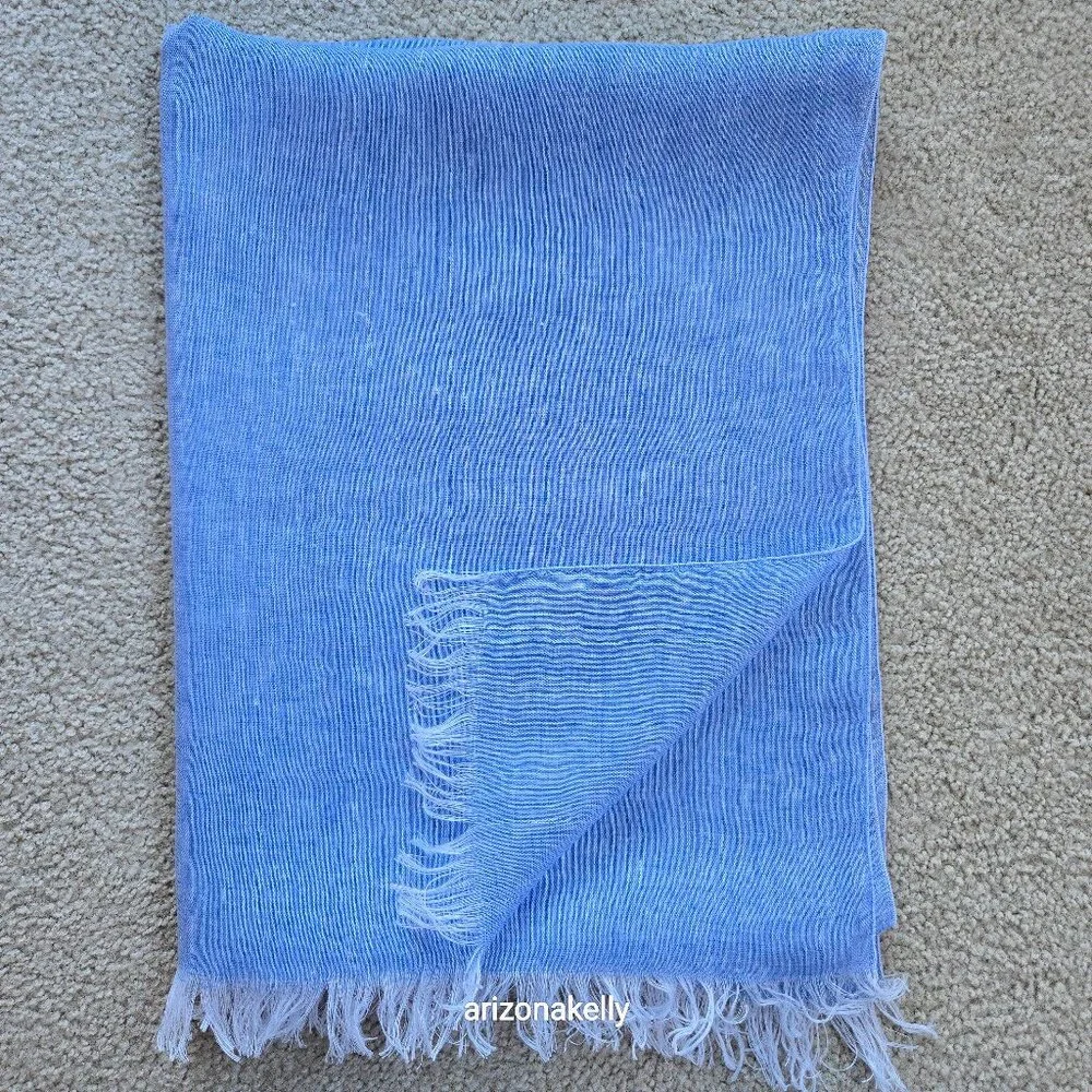 NWOT Linen Scarf Piu1951 Italian Linen Italy